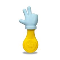 Mordedor Chocalho Baby Mãozinha Em Vinil Macio E Atóxico P/ Bebê Azul Rosa - Bee Toys Mordedor Chocalho Baby Mãozinha Em Vinil Macio E Atóxico P/ Bebê Azul Rosa - Bee Toys
