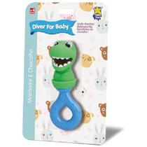 Mordedor Chocalho Dino Diver FOR BABY Divertoys 8173 Mordedor Chocalho Dino Diver FOR BABY Divertoys 8173