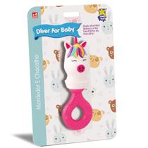 Mordedor Chocalho Unicórnio Diver For Baby 8174 Diver Toys Mordedor Chocalho Unicórnio Diver For Baby 8174 Diver Toys