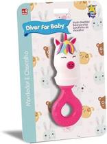 Mordedor Chocalho Unicornio Diver For Baby R.8174 Diver Toys