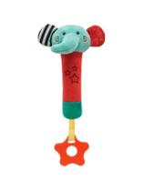 Mordedor Com Buzininha Happy Zoo Elefante Buba 09842 Mordedor Com Buzininha Happy Zoo Elefante Buba 09842