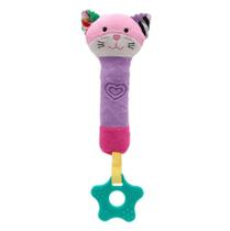 Mordedor Com Buzininha Happy Zoo Gato Buba 09842 Mordedor Com Buzininha Happy Zoo Gato Buba 09842