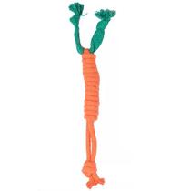 Mordedor com Corda Cenoura Cenourika Brinquedo Cachorro Petiko Mordedor com Corda Cenoura Cenourika Brinquedo Cachorro Petiko