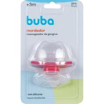 Mordedor Com Massageador De Gengiva Rosa 6757 - BUBA