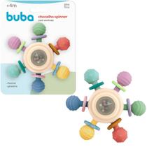 Mordedor Com Ventosa Para Bebê Spinner Colorido - 19688 Buba