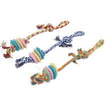 Mordedor Corda Bolas Dentais Tpr 39cm Resistente Lovely Vibe Mordedor Corda Bolas Dentais Tpr 39cm Resistente Lovely Vibe