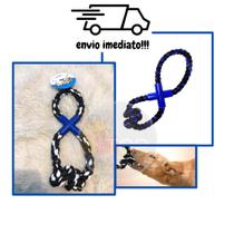 Mordedor Corda Com Nó Brinquedo Pet Interativo Para Cachorro