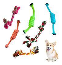 Mordedor Corda Dental Resistente Cachorro Atacado 3 Unid. Mordedor Corda Dental Resistente Cachorro Atacado 3 Unid.