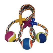 Mordedor Corda Formato 8 C/Bolinha Cores Sortidas - Napi