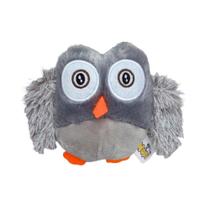 Mordedor Coruja Cinza de Pelúcia para Pets Mordedor Coruja Cinza de Pelúcia para Pets