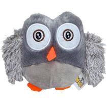 Mordedor Coruja de Pelúcia com Apito Sonoro Brinquedo para Cachorro Adulto ou Filhote Pequeno Médio Mordedor Coruja de Pelúcia com Apito Sonoro Brinquedo para Cachorro Adulto ou Filhote Pequeno Médio