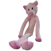 Mordedor de Pelúcia Brinquedo Macio Porco Longleg Com Apito para Cachorros - Jambo Pet