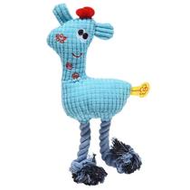 Mordedor de Pelucia Cachorro Caes Pet Gato Animais Brinquedo com Apito Lazer Diversao Seguro Resistente