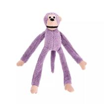 Mordedor de Pelúcia Macaco Limited Lilás para Pet para caes e gatos Jambo