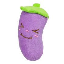 Mordedor de Pelúcia Para Pets Cães E Gatos Berinjela - 1 Uni