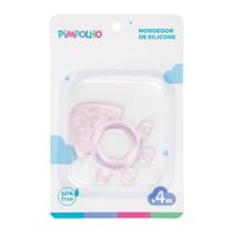 Mordedor de silicone água viva rosa - PIMPOLHO