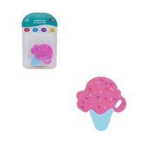 Mordedor de Silicone Rosa Sorvetinho - Unik Mordedor de Silicone Rosa Sorvetinho - Unik