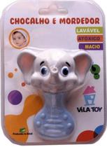 Mordedor e chocalho - elefante 100-302 - vila toy