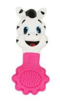 Mordedor e chocalho macio zebra vila toy +2 meses bpa free rosa Mordedor e chocalho macio zebra vila toy +2 meses bpa free rosa