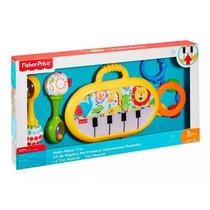 Mordedor e Chocalho Trio Musical Meus Primeiros Instrumentos Fisher-Price FGW80 - Mattel