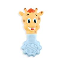 Mordedor e Chocalho Vila Toy Girafa - Azul Mordedor e Chocalho Vila Toy Girafa - Azul