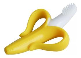 Mordedor e Massageador De Gengiva Silicone Banana - Buba