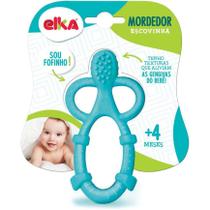 Mordedor Escovinha Bebe Infantil Massageador +4 Meses Elka