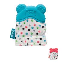 Mordedor Estimulador Neném Luvinha Silicone Bebe Buba tiras autocolantes