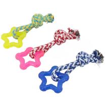 Mordedor Estrela Corda TPR 20cm Filhote Pequeno Lovely Vibe Mordedor Estrela Corda TPR 20cm Filhote Pequeno Lovely Vibe