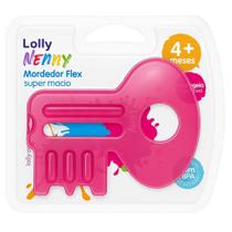 Mordedor Flex Lolly Nenny Chave Soft Rosa