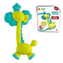 Mordedor Girafa Auby Silicone Atóxico Para Bebês Crianças +3 Meses