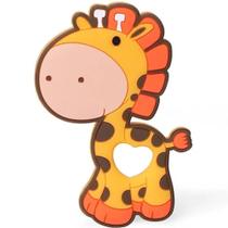 Mordedor Girafa Funny Para Bebê De Silicone 7,03x6,55x0,83cm Laranja Mordedor Girafa Funny Para Bebê De Silicone 7,03x6,55x0,83cm Laranja