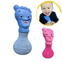 Mordedor Infantil Bebê Para Dentição Pezinho - Vila Toy