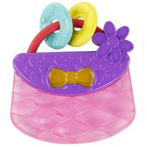 Mordedor Infantil Com Água Resfriável Para Bebê +3 Meses Colorido Carry & Teethe Purse Clingo