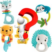 Mordedor Infantil para Bebê Fisher Price Enviados Sortidos Original Mattel Presente para Bebê Mordedor Infantil para Bebê Fisher Price Enviados Sortidos Original Mattel Presente para Bebê