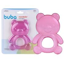 Mordedor Infantil Ursinho Rosa C/ Água BPA Free 22678 - Buba Mordedor Infantil Ursinho Rosa C/ Água BPA Free 22678 - Buba