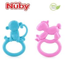 Mordedor Infantil Zoo Textura Suave Com Alça +3meses - Nuby