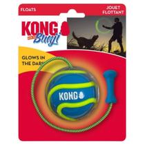 Mordedor Kong Bunji High-Viz Ball Brinquedo Aquático Flutua Cachorro Médio - Azul