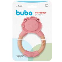 Mordedor Leao Em Silicone Rosa- Buba