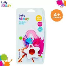 Mordedor Lolly Estrela Tricolor Sortido +4 Meses O queridinho do seu Bebê