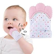 Mordedor Luva Infantil Silicone P&F - Rosa