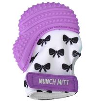 Mordedor Luva Munch Mitt Mini Amarelo de Silicone para Bebê