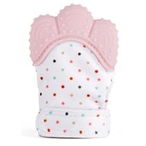 Mordedor luvinha para bebe morder silicone luva mao infantil