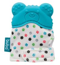 Mordedor Luvinha Para Bebê Silicone Livre BPA Azul Buba Mordedor Luvinha Para Bebê Silicone Livre BPA Azul Buba