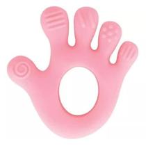 Mordedor Mãozinha Em Silicone Rosa Buba