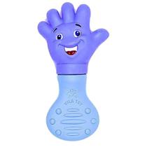 Mordedor MÃOZINHA Para Bebê Macio AZUL - VILA TOY