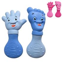 Mordedor Mãozinha Pezinho Anti Stress Gengiva Menino Menina