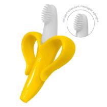 Mordedor Massageador Gengiva Bebê Formato Banana Silicone