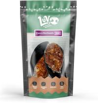 Mordedor Natural Casco Bovino Recheado Suíno Luv Petiscos Para Cães E Gatos