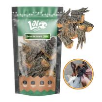 Mordedor Natural Desidratado para Cachorro Patas de Jacaré 100g Luv Petiscos